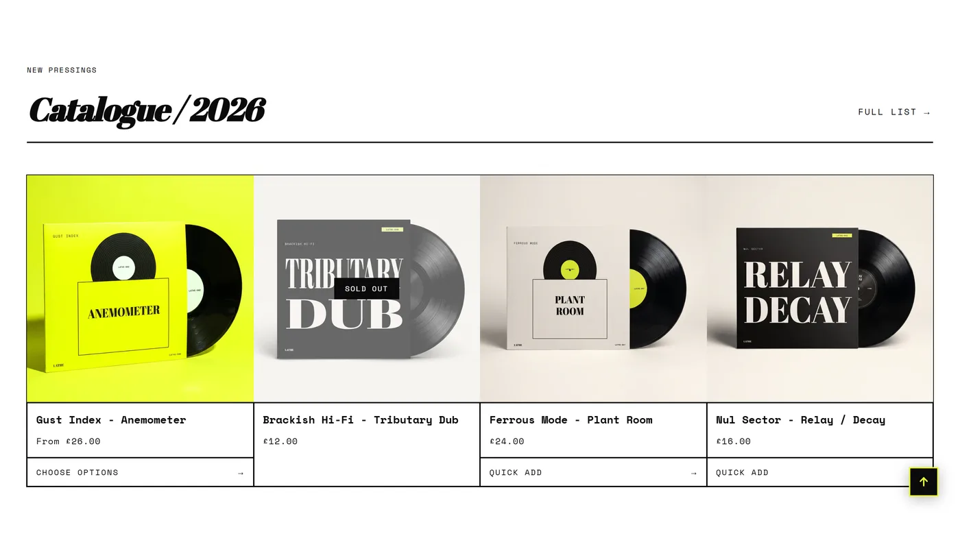The Featured collection section on a live store